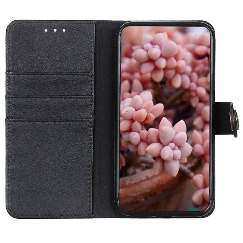 Bőrtok Motorola Edge 50 Pro Khazneh