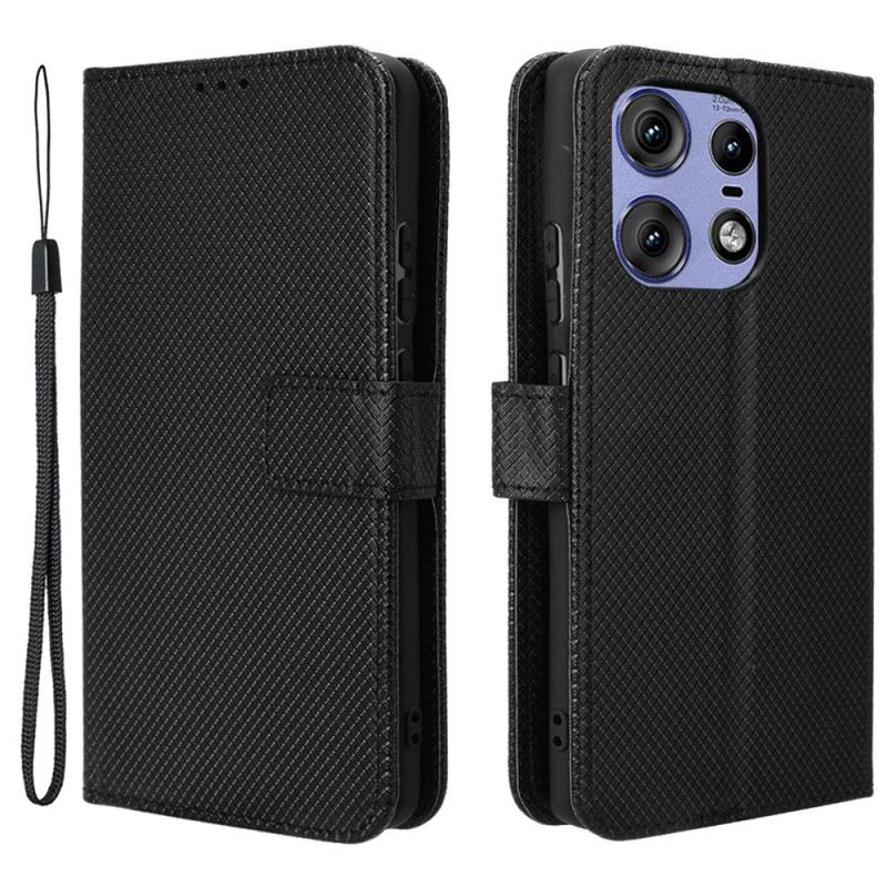 Bőrtok Motorola Edge 50 Pro Szíjöltések