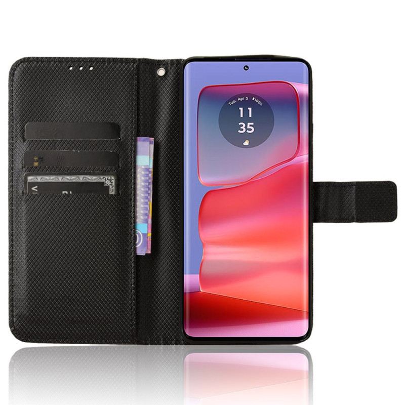 Bőrtok Motorola Edge 50 Pro Szíjöltések