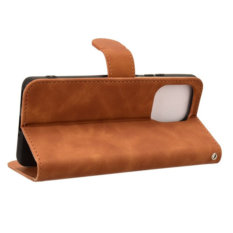 Bőrtok Motorola Edge 50 Pro Velúr Hatás