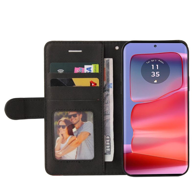 Fliptok Motorola Edge 50 Pro Kéttónusú Hullámos Vonal