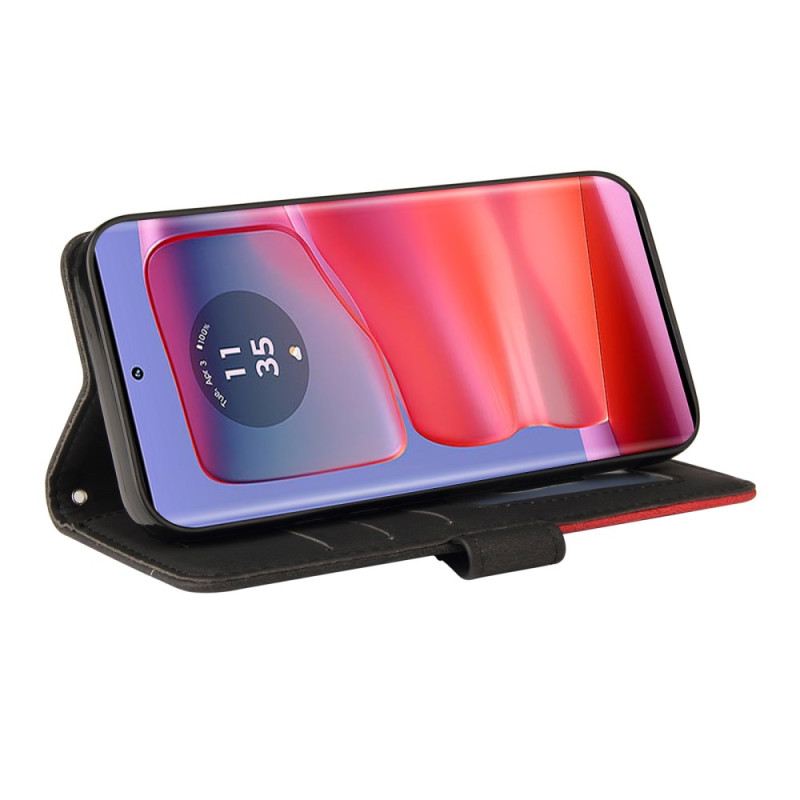 Fliptok Motorola Edge 50 Pro Kéttónusú Hullámos Vonal