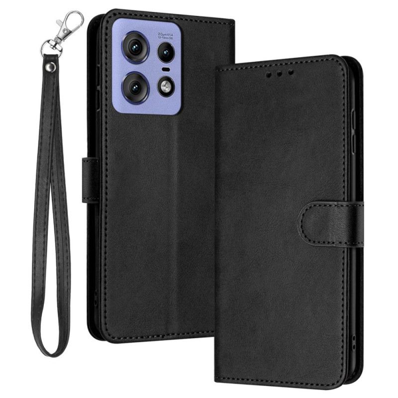 Fliptok Motorola Edge 50 Pro Szíjjal Egyesítve