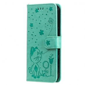 Kinyitható Tokok Motorola Edge 50 Pro Macska És Méhecske