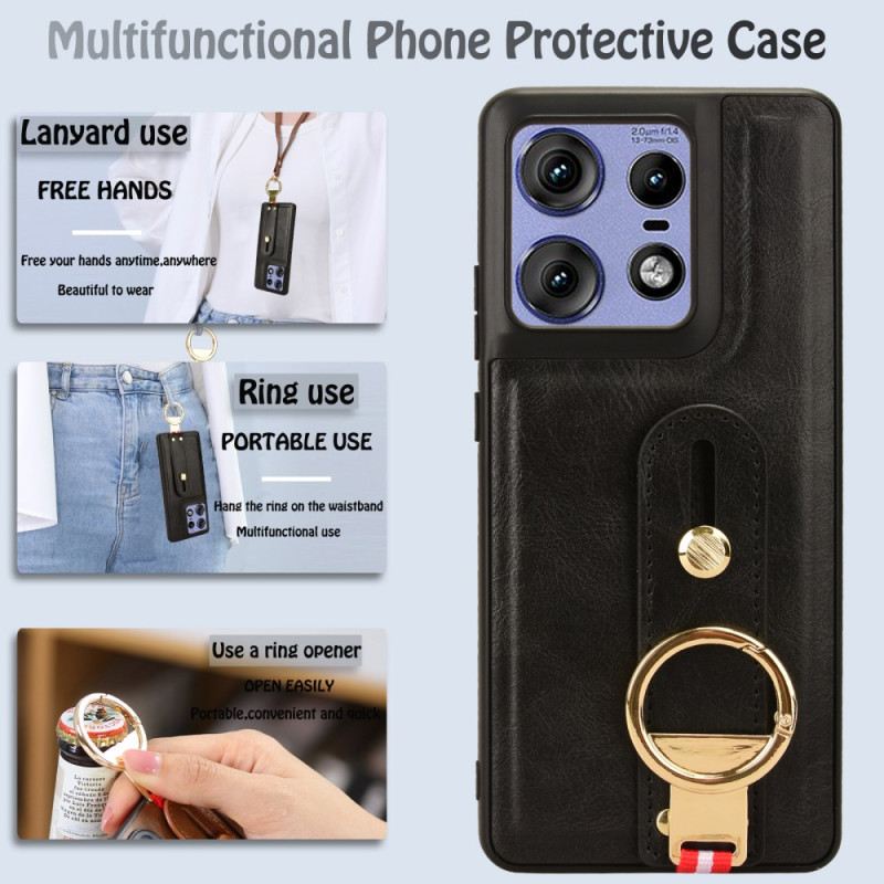 Mobiltelefon Tokok Motorola Edge 50 Pro Gyűrűtartó És Üvegnyitó