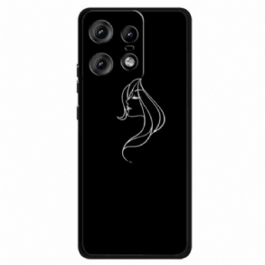 Mobiltelefon Tokok Motorola Edge 50 Pro Női Grafika