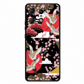 Tok Motorola Edge 50 Pro Négy Daru Repülés Közben