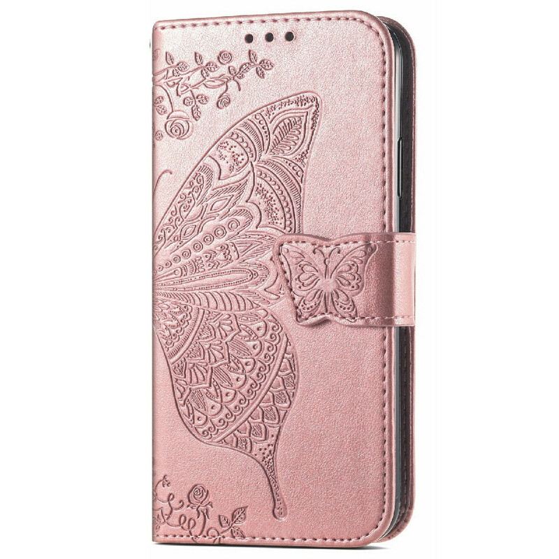 Fliptok / Bőrtok iPhone 13 Mini Fél Pillangók