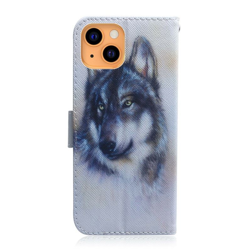 Fliptok / Bőrtok iPhone 13 Mini Kutyás Megjelenés