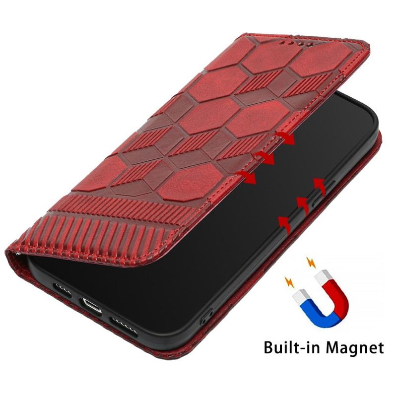 Fliptok / Bőrtok iPhone 13 Mini Labdarúgás Minta