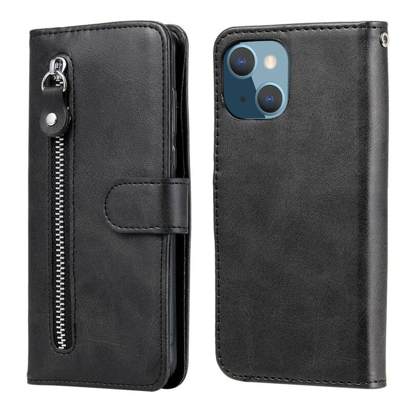 Fliptok / Bőrtok iPhone 13 Mini Vintage Érme Pénztárca