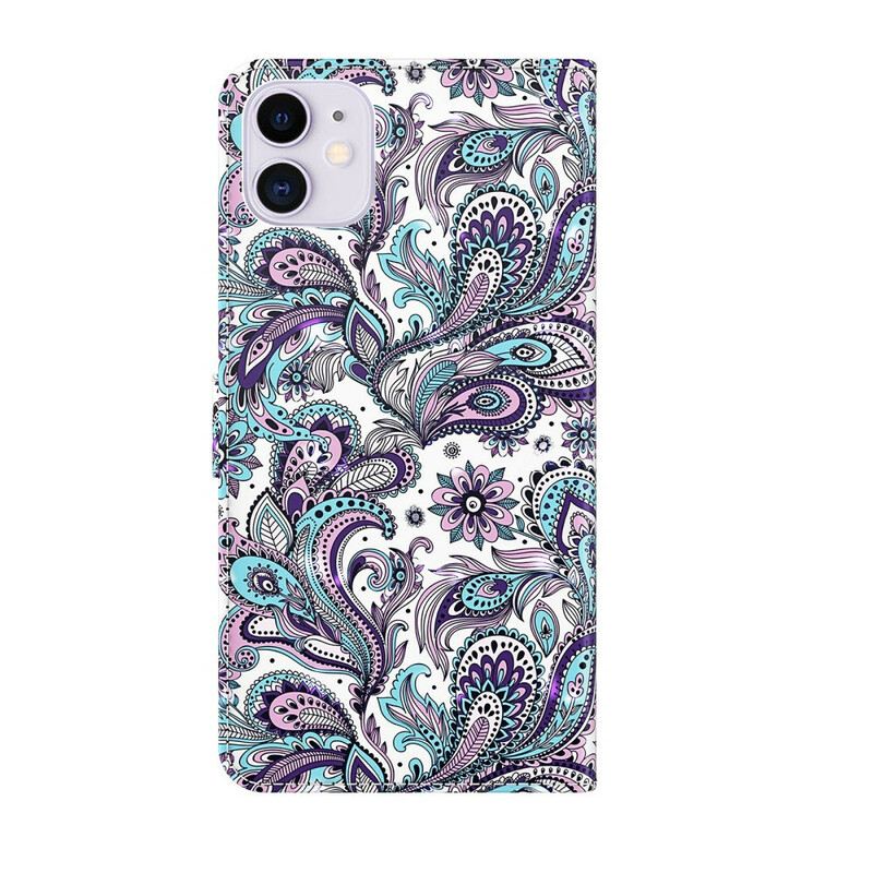 Fliptok / Bőrtok iPhone 13 Mini Virág Minták
