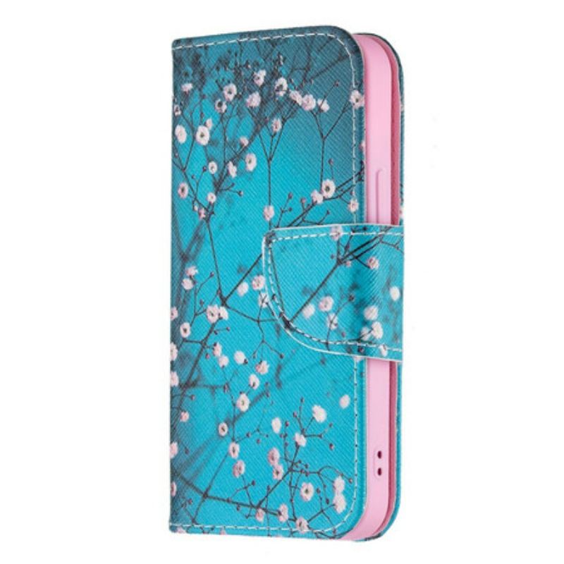 Fliptok / Bőrtok iPhone 13 Mini Virágzó Ág