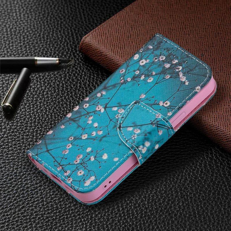 Fliptok / Bőrtok iPhone 13 Mini Virágzó Ág