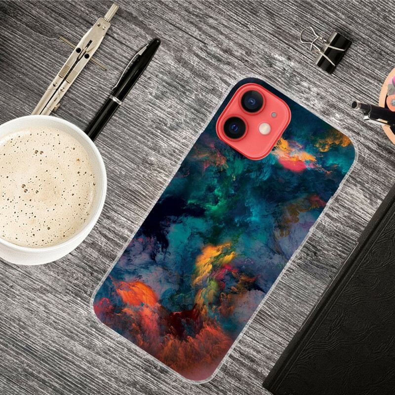 Tok iPhone 13 Mini Színes Felhők