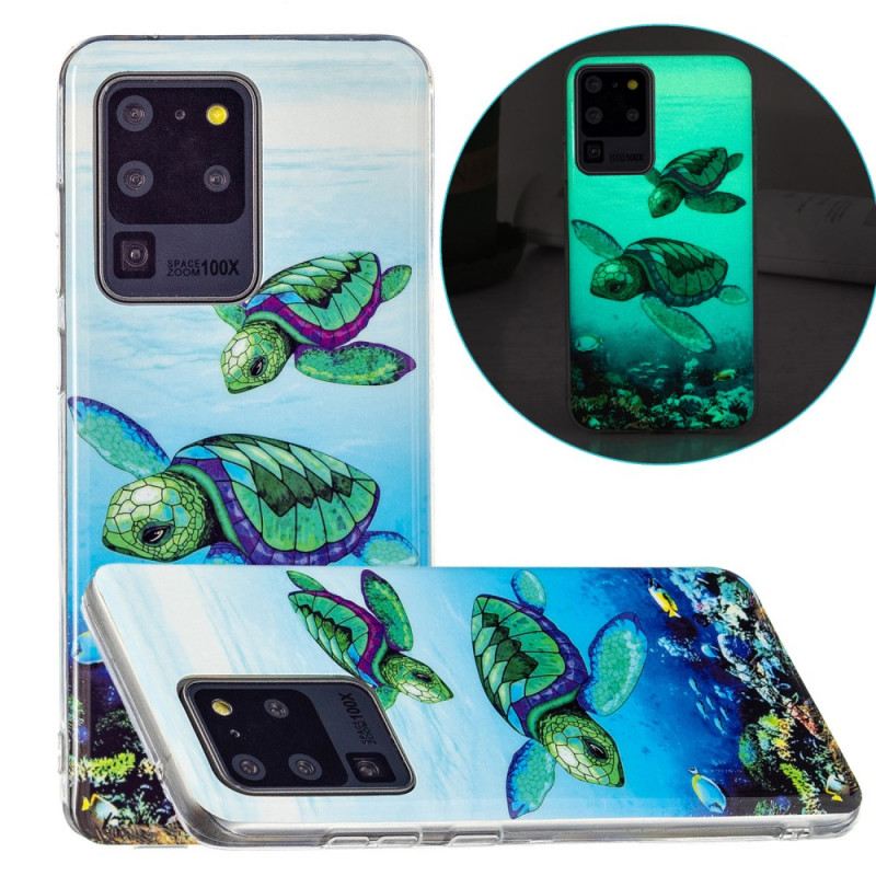 Tok Samsung Galaxy S20 Ultra Fluoreszkáló Teknősök
