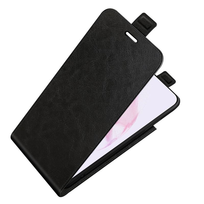 Fliptok / Bőrtok Samsung Galaxy S22 5G Bőr Hatású Függőleges Szárny