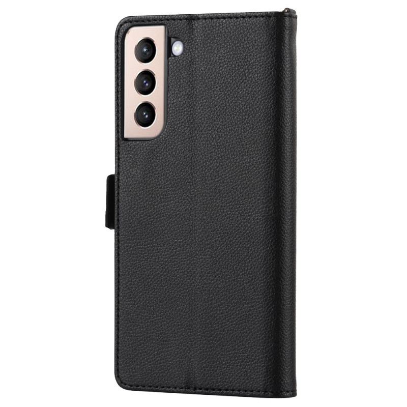 Fliptok / Bőrtok Samsung Galaxy S22 5G Szív Nyakpánttal