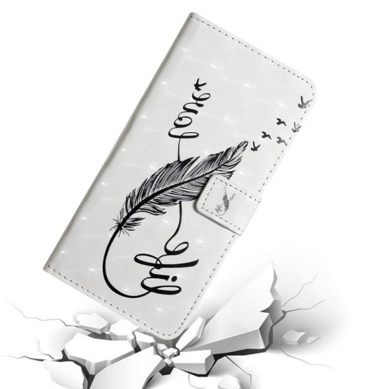 Fliptok / Bőrtok Samsung Galaxy S22 5G Toll Élet És Szerelem