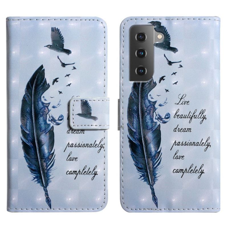 Fliptok / Bőrtok Samsung Galaxy S22 5G Toll. Mielőtt Repül