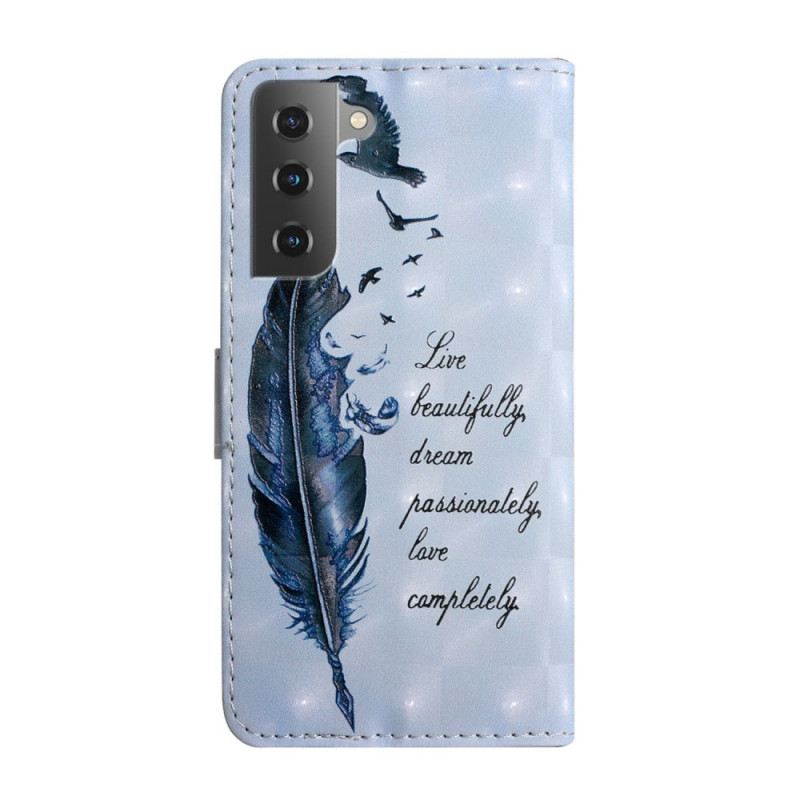 Fliptok / Bőrtok Samsung Galaxy S22 5G Toll. Mielőtt Repül