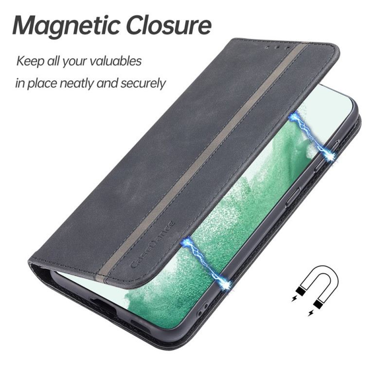 Fliptok Samsung Galaxy S22 5G Bőrtok Műbőr Casedance