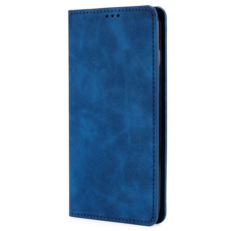 Fliptok Samsung Galaxy S22 5G Bőrtok Skin Touch