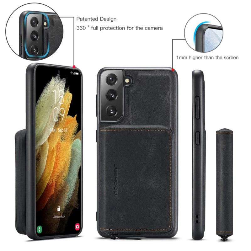 Telefontok Samsung Galaxy S22 5G Levehető Érme Pénztárca