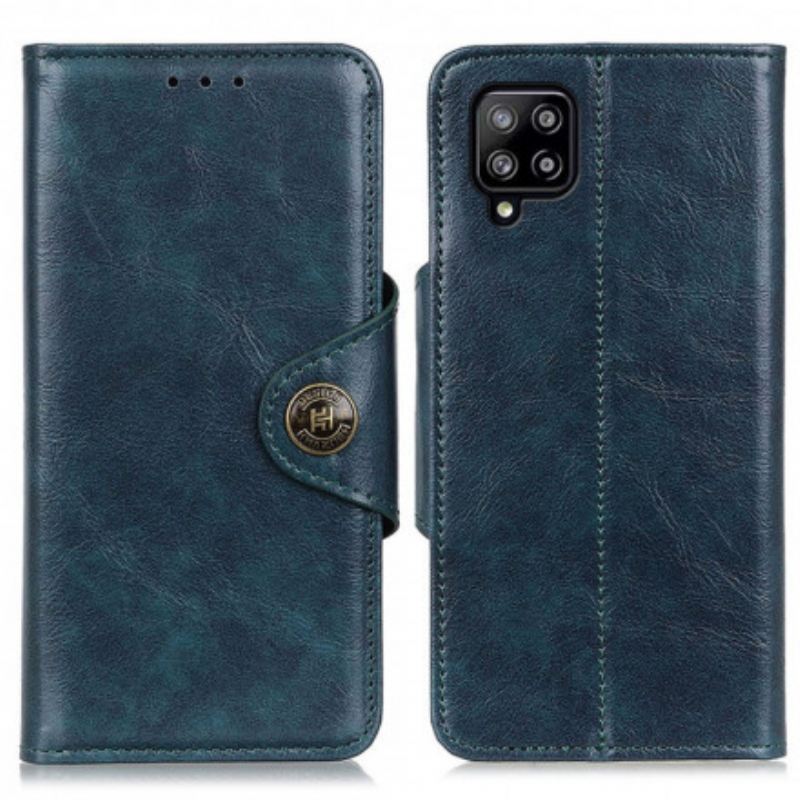 Fliptok / Bőrtok Samsung Galaxy A22 Műbőr Patent Gomb