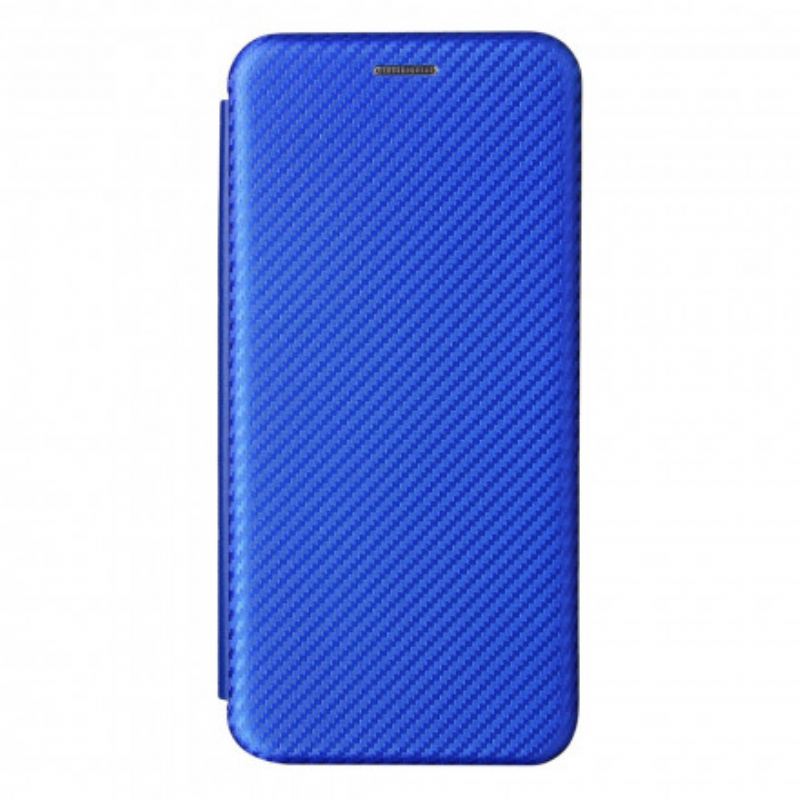 Fliptok Samsung Galaxy A22 Bőrtok Szénrost