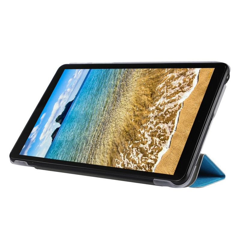 Tok Samsung Galaxy Tab A7 Lite Műbőr Selyem Textúra