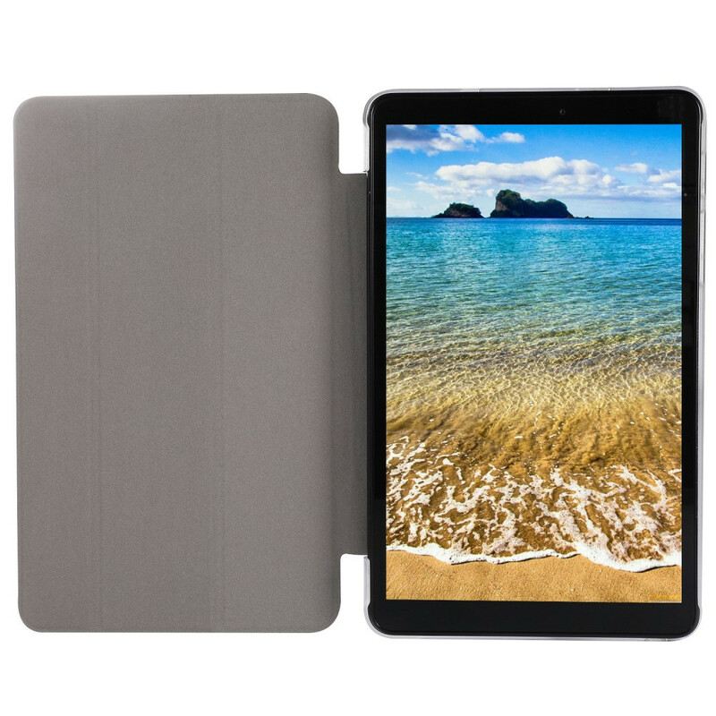 Tok Samsung Galaxy Tab A7 Lite Műbőr Selyem Textúra