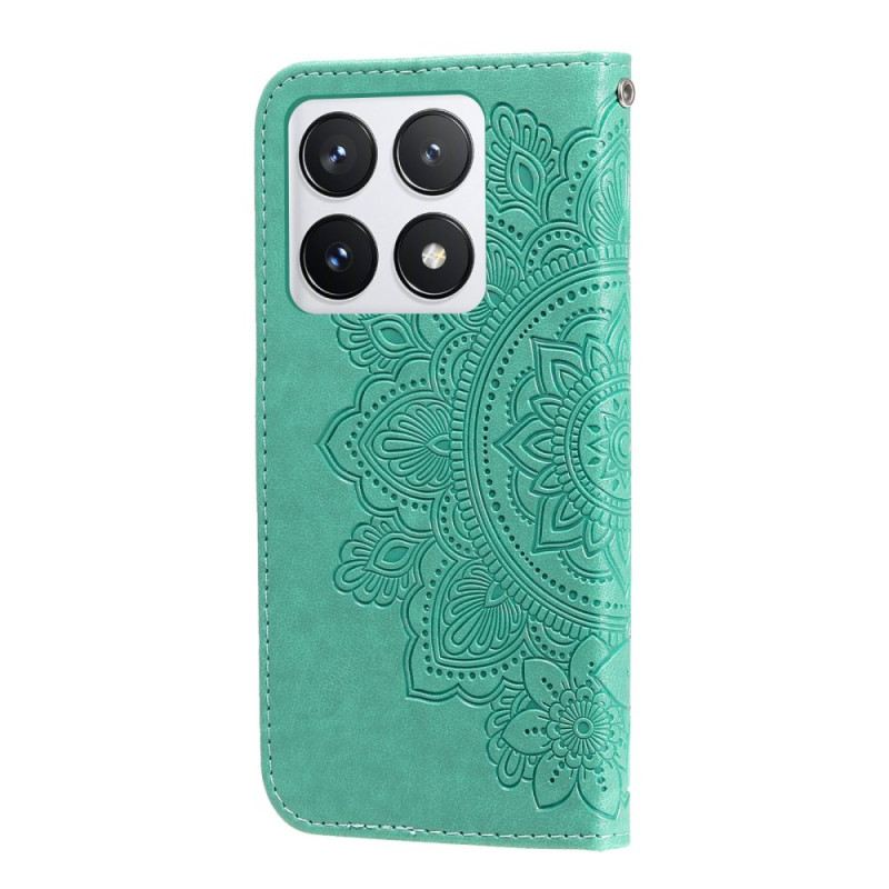 Bőrtok Xiaomi 14t Pro Mandala Lenyomat