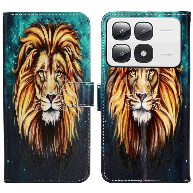 Fliptok Xiaomi 14t Pro Oroszlán Prémium