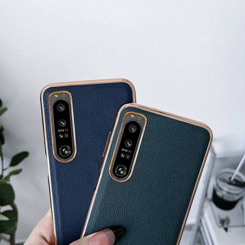 Tok Sony Xperia 1 IV Valódi Bőr