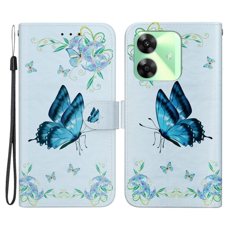 Fliptok Realme C61 Kék Tájkép