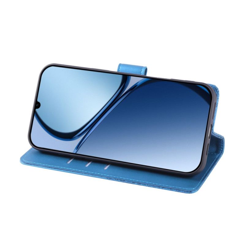 Fliptok Realme C61 Virágos Csipke