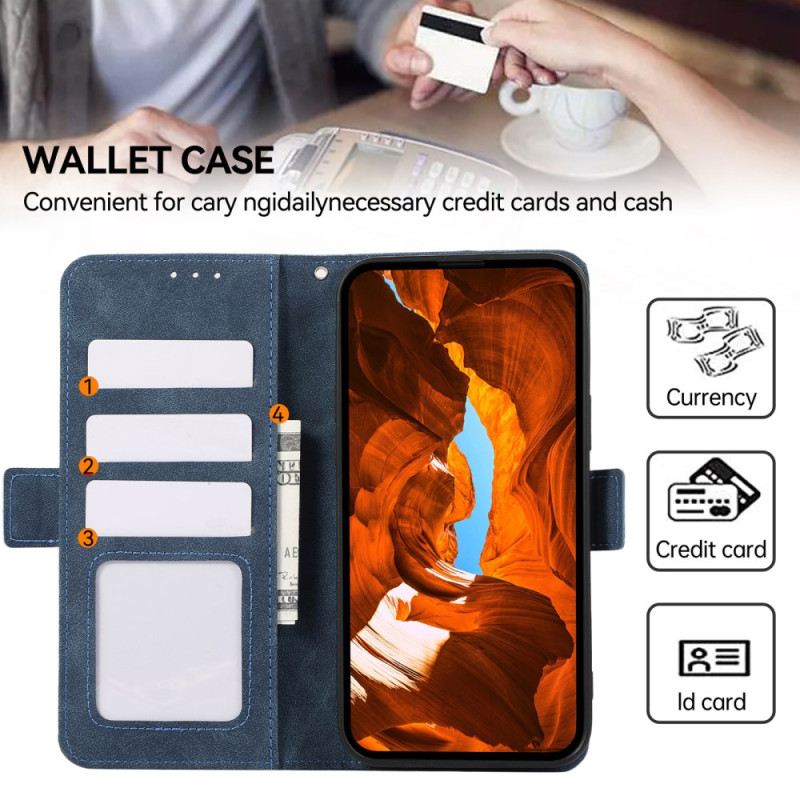 Bőrtok Xiaomi Redmi Note 14s Abeel Velúr Hatású