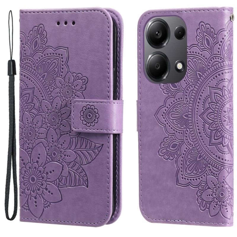 Bőrtok Xiaomi Redmi Note 14s Mandala Minta