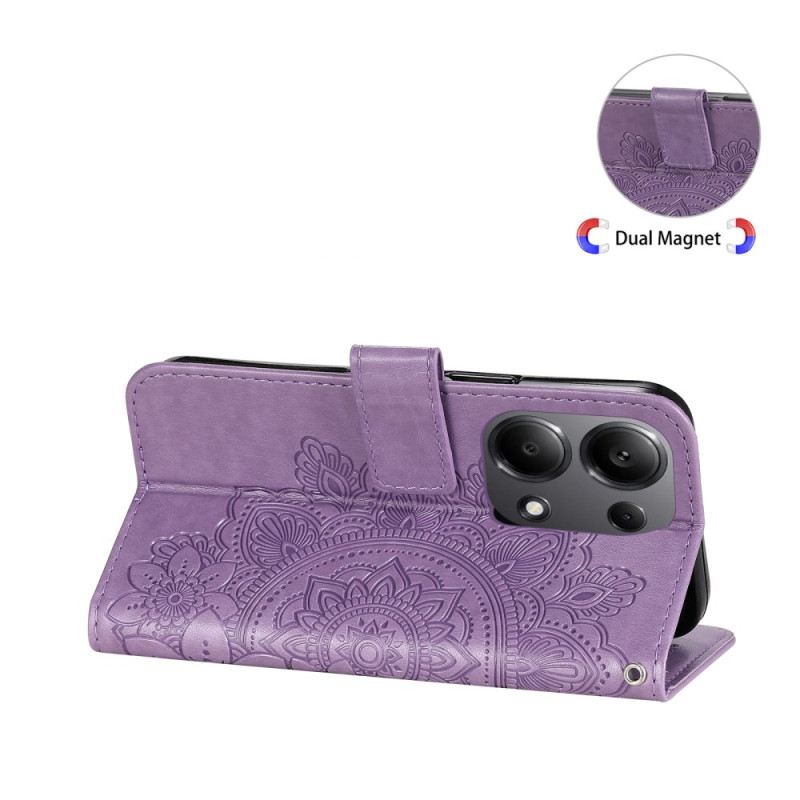 Bőrtok Xiaomi Redmi Note 14s Mandala Minta