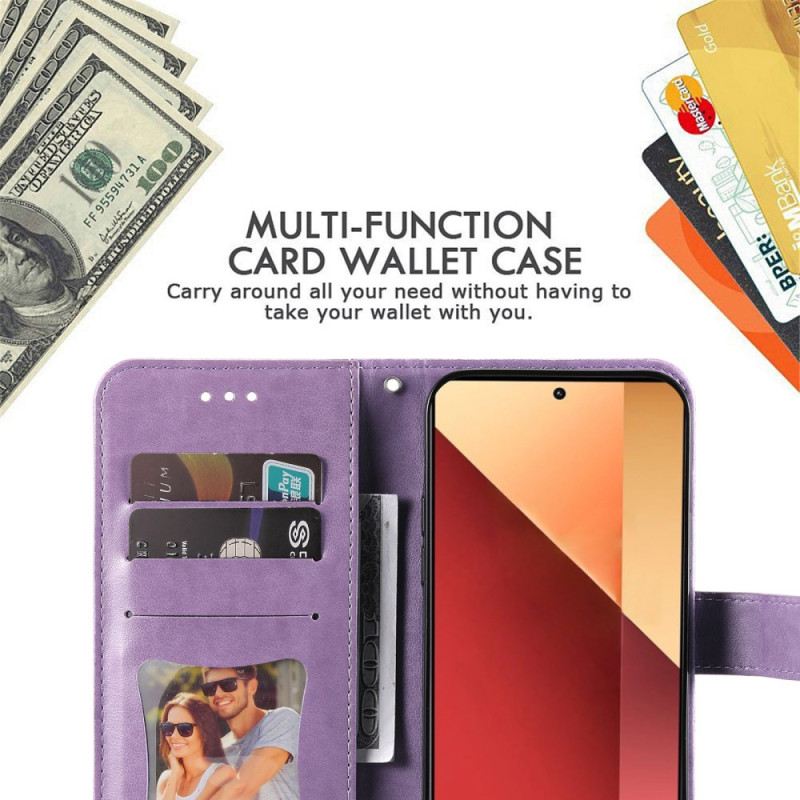 Bőrtok Xiaomi Redmi Note 14s Mandala Minta