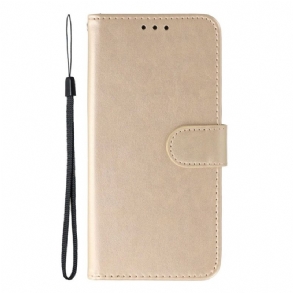 Bőrtok Xiaomi Redmi Note 14s Monokróm Bőr Hatás