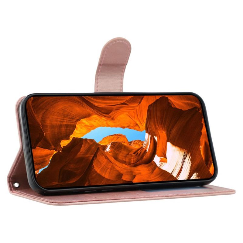 Bőrtok Xiaomi Redmi Note 14s Monokróm Bőr Hatás