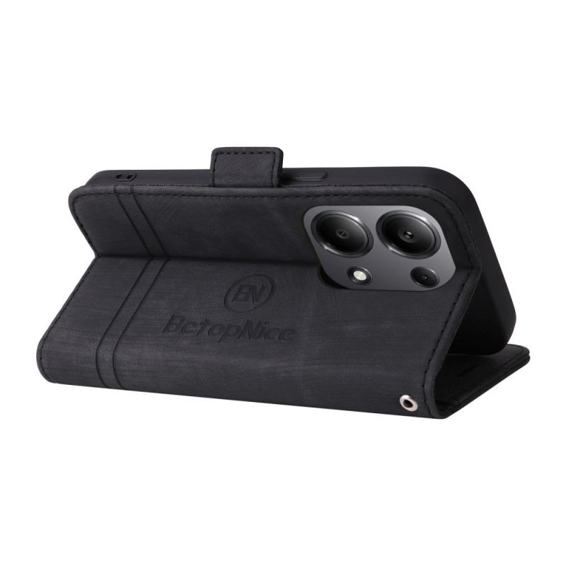 Bőrtok Xiaomi Redmi Note 14s Pánttal Betopnice