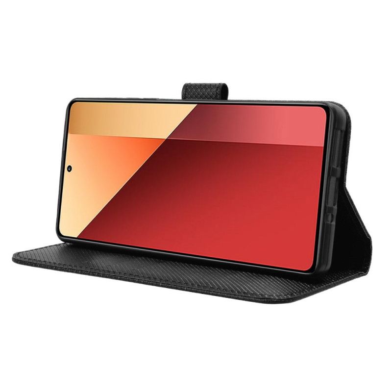 Bőrtok Xiaomi Redmi Note 14s Texturált Műbőr