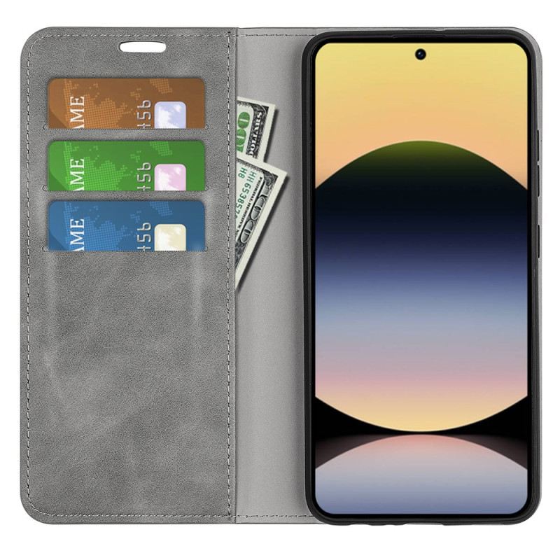 Fliptok Xiaomi Redmi Note 14s Bőr Stílusú