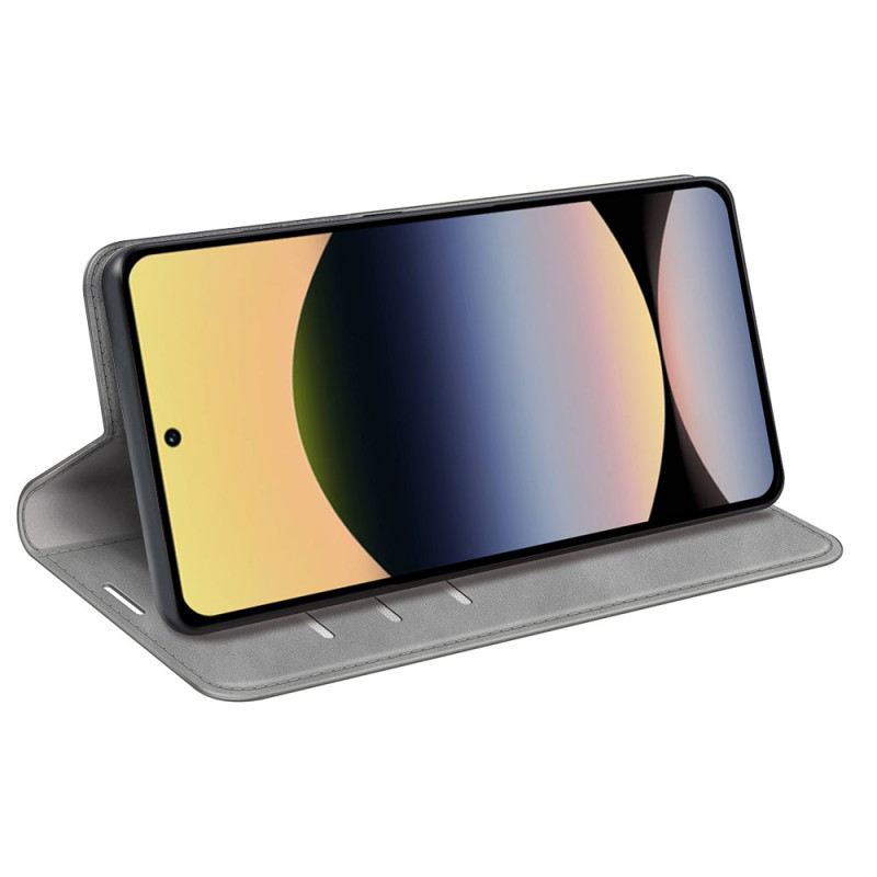 Fliptok Xiaomi Redmi Note 14s Bőr Stílusú