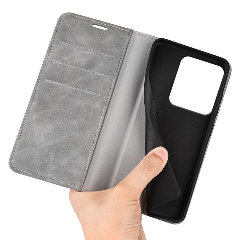 Fliptok Xiaomi Redmi Note 14s Bőr Stílusú