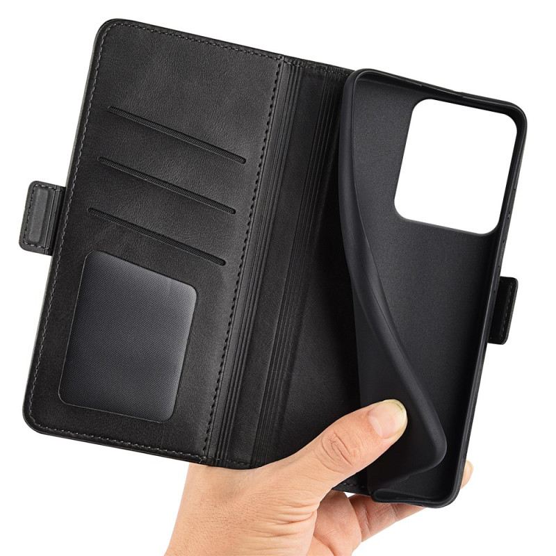 Fliptok Xiaomi Redmi Note 14s Dupla Mágneses Csat