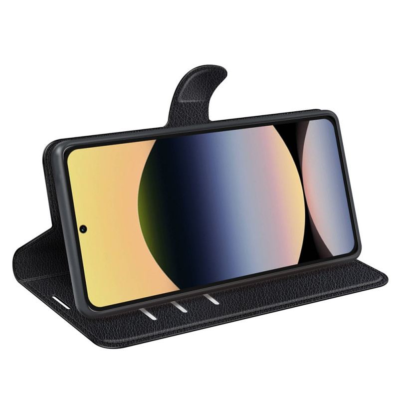 Fliptok Xiaomi Redmi Note 14s Klasszikus Licsi Műbőr